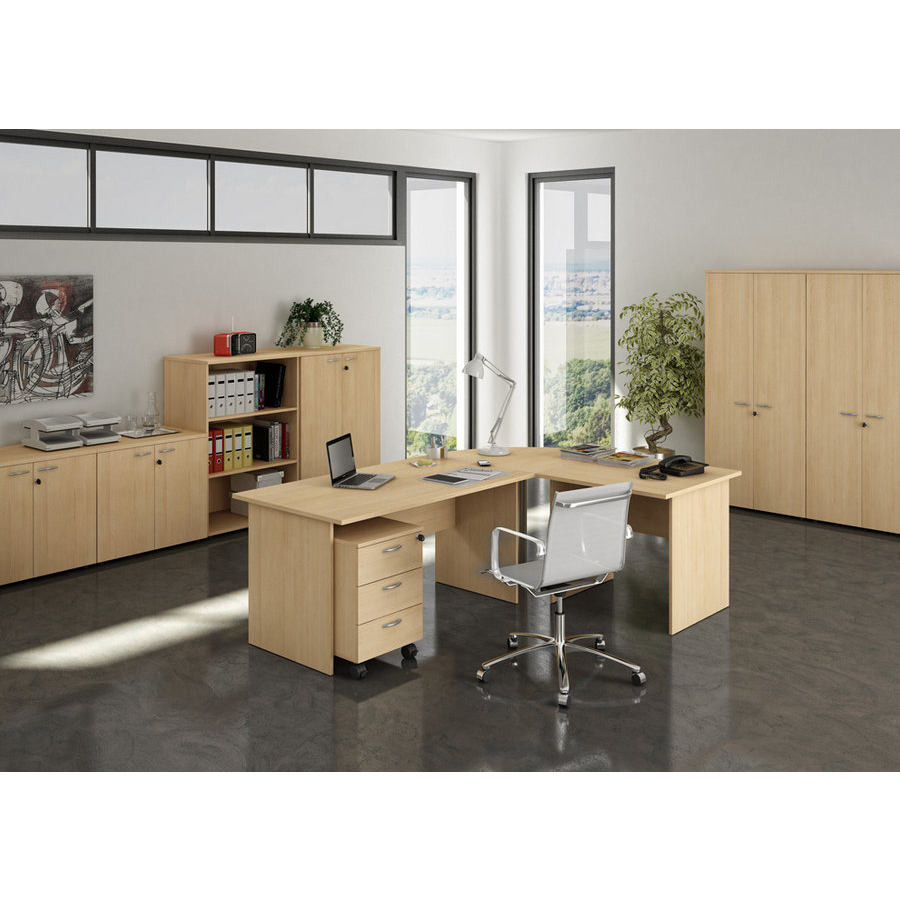 Mobile ufficio a giorno VIRGO / cm. L.80xP.45xH.70 GRIGIO ALL.