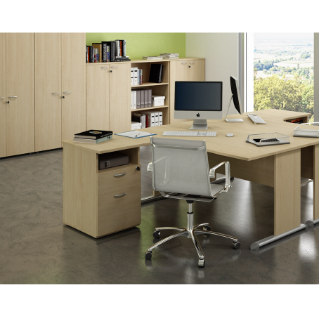 Mobile ufficio VIRGO / cm. L.80xP.45xH.120 FRASSINO 