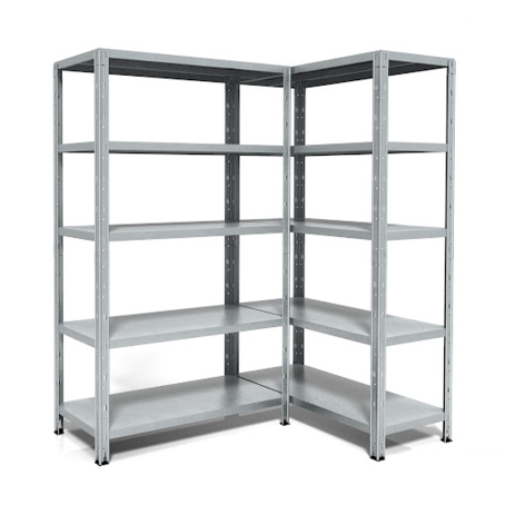 Scaffale Acciaio Rapid5 Zinc. 5 Rip.150KG - L.100xP.50xH.300 cm