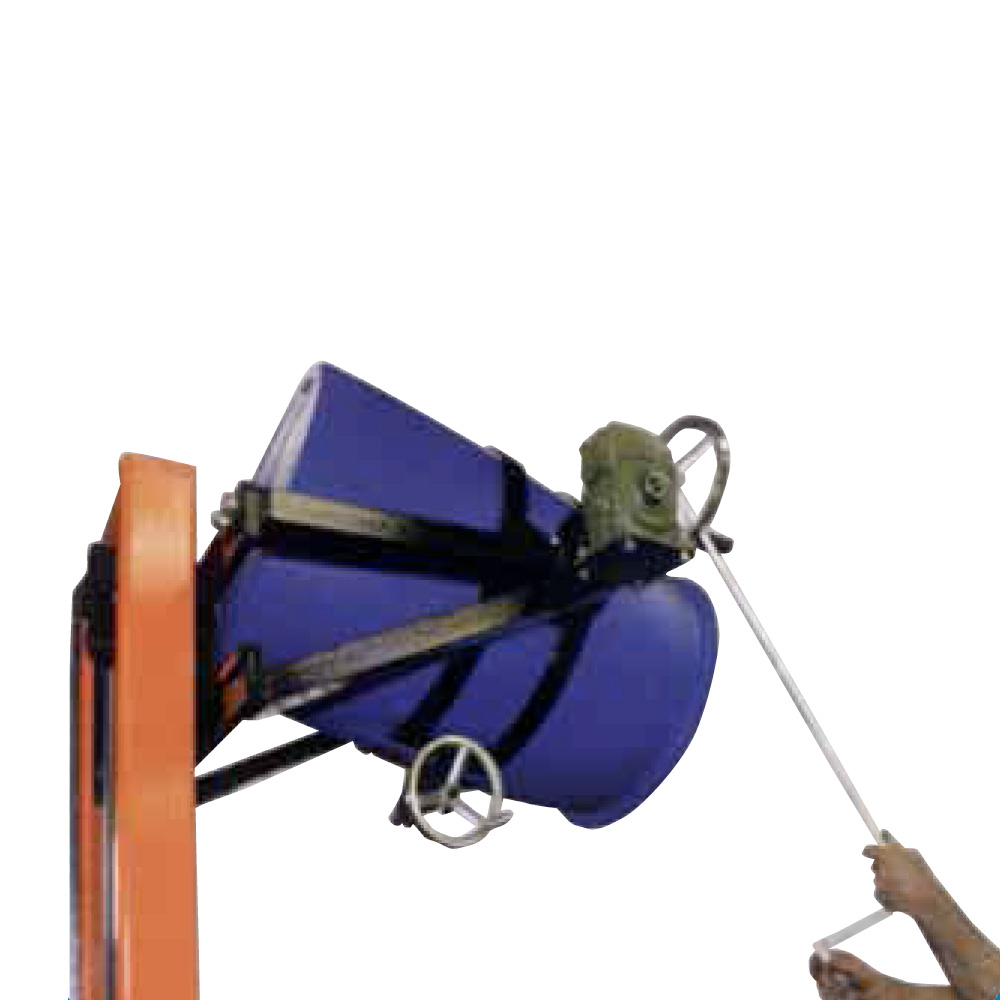 Sollevatore porta fusti H. sollevamento 238,5 cm. / Port. 350Kg.