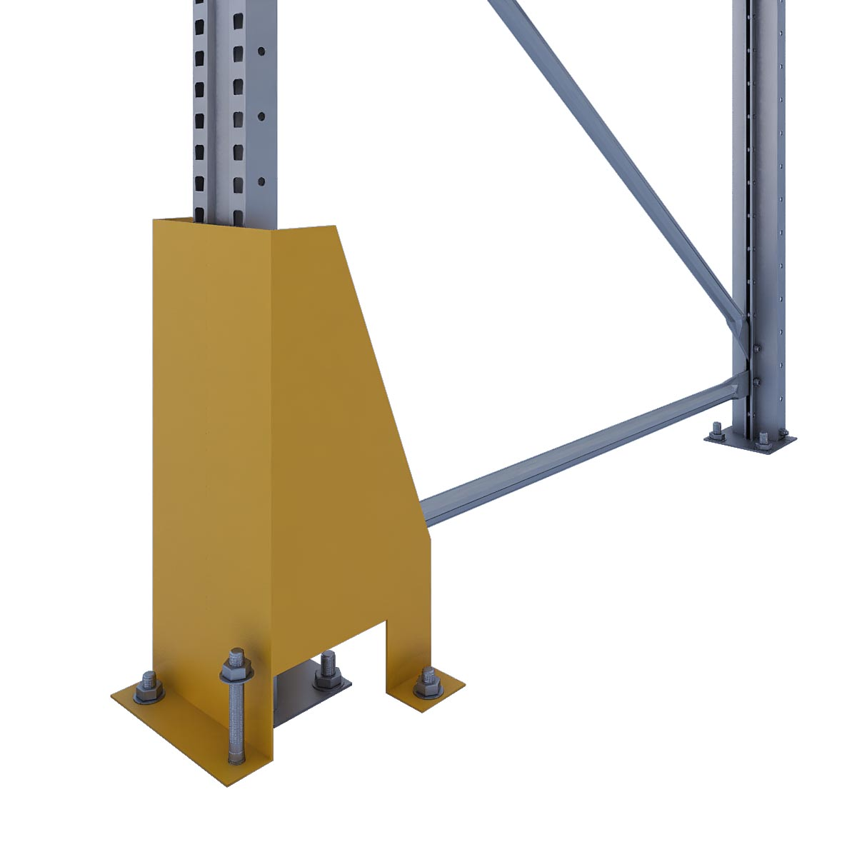 Paracolpo frontale per montante scaffale serie MT/MTX70