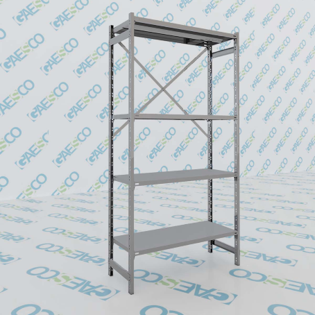 Scaffale in acciaio Inox - cm. L.120xP.50xH.200