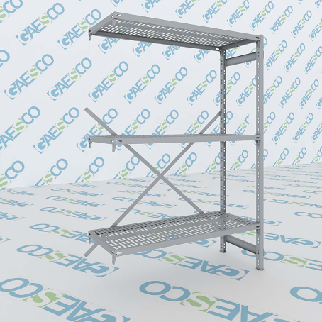 Scaffale Inox-G forato cm. L.100xP.50xH.150 – AGG.