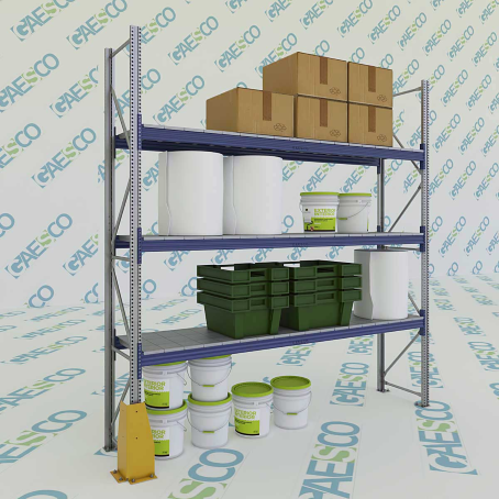 Scaffali con ripiano lungo MTX70 / cm. L.270xP.60xH.300-BASE