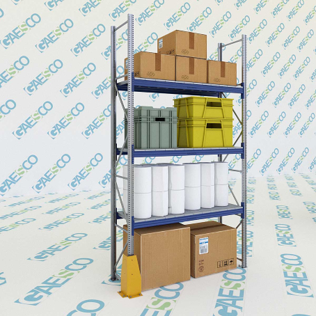 Scaffali con ripiano lungo MTX70 / cm. L.200xP.60xH.345-BASE
