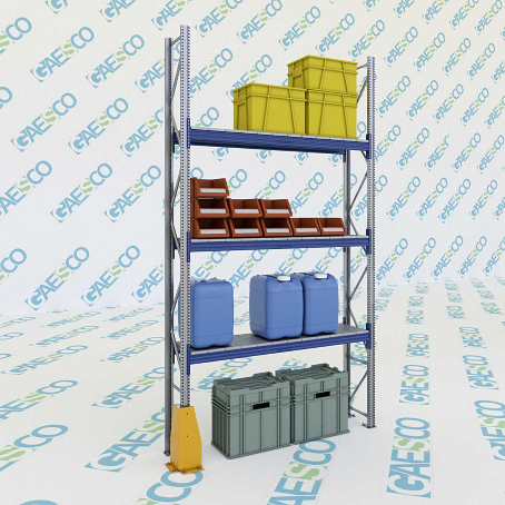 Scaffali con ripiano lungo MTX70 / cm. L.240xP.40xH.345-BASE