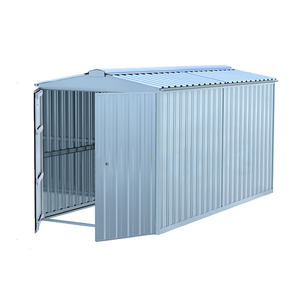 Box-Casetta esterno in lamiera zincata / cm. L.178xP.425xH.211