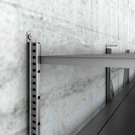 Staffa fissaggio a filo parete per scaffali SIMPLYREX