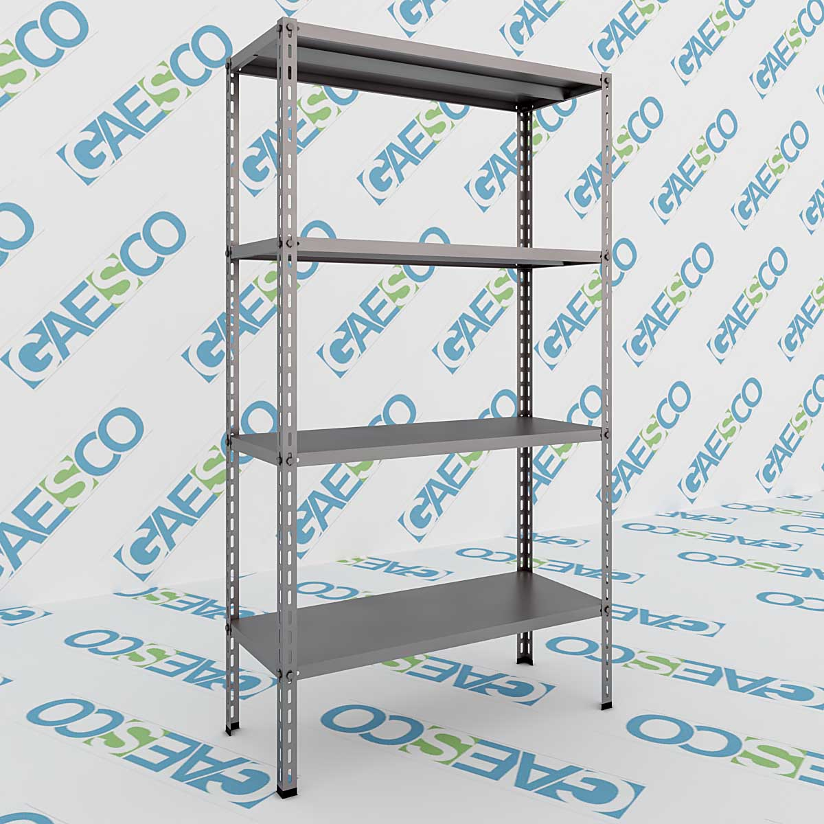 Scaffale Acciaio inox Bullone - cm. L.140xP.60xH.200