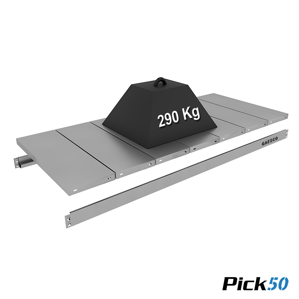 Ripiano completo Pick50 / cm.L.140xP.60 (290Kg.)