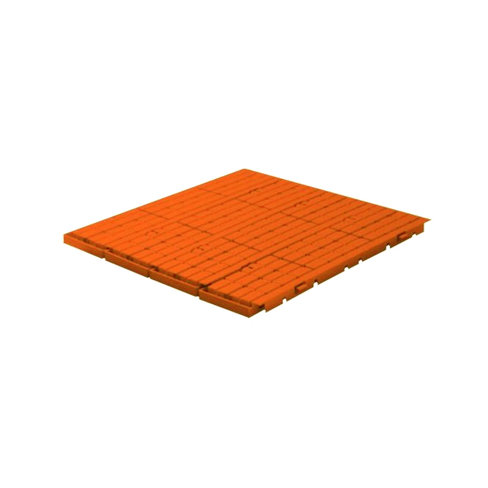 Pavimento in plastica antiscivolo ARANCIO - (36x1 mq.)