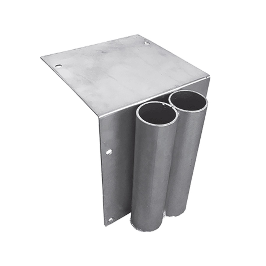 Bussola doppia per barriera da interrare / diam. 6 cm.