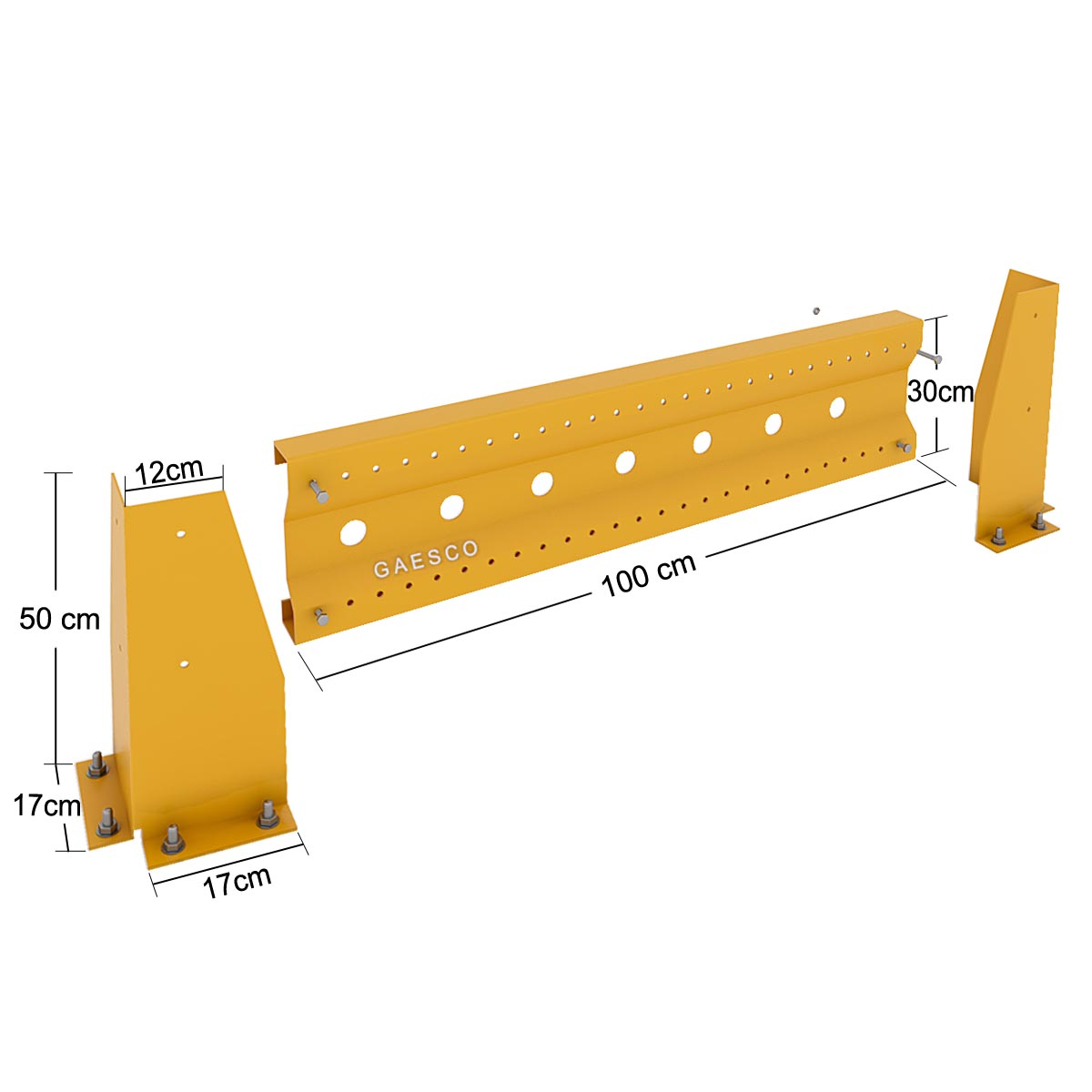 GuardraiL Scaffalature / cm. L.119xP.24xH.50