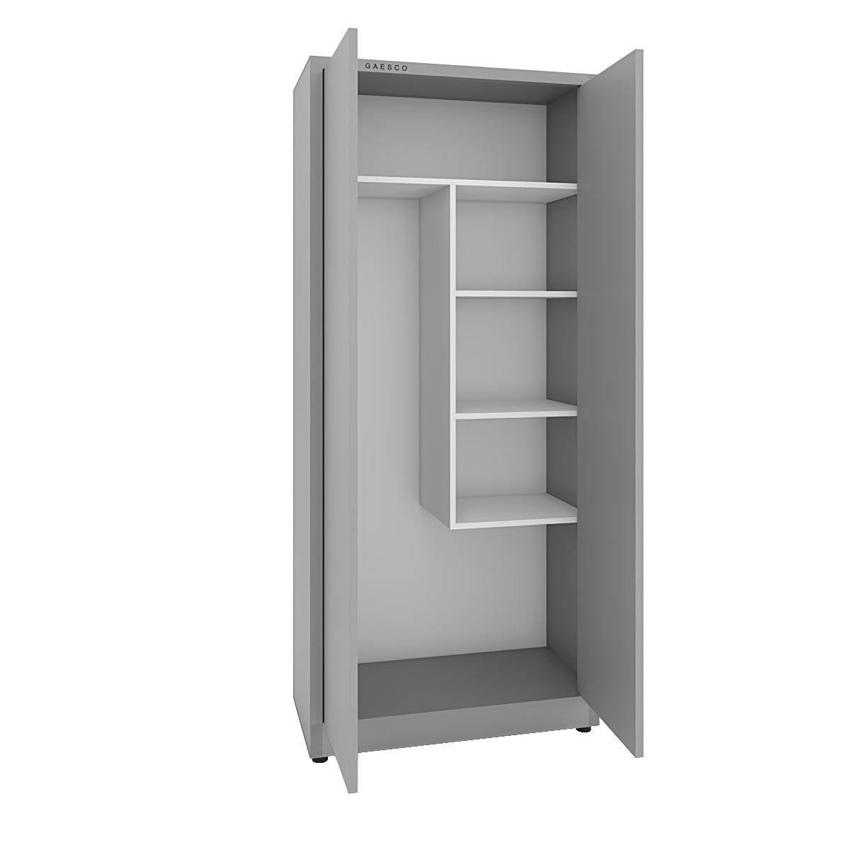 Armadio Portascope Zincoplastificato ad ante battenti - Dim. 80x50x180H cm. Grigio