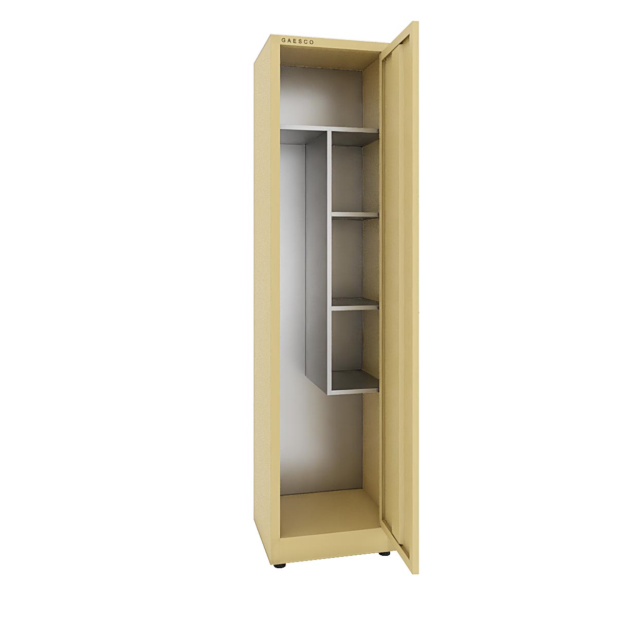 Armadio Portascope Zincoplastificato ad Ante Battenti - cm L.45xP.50xH.200 BEIGE