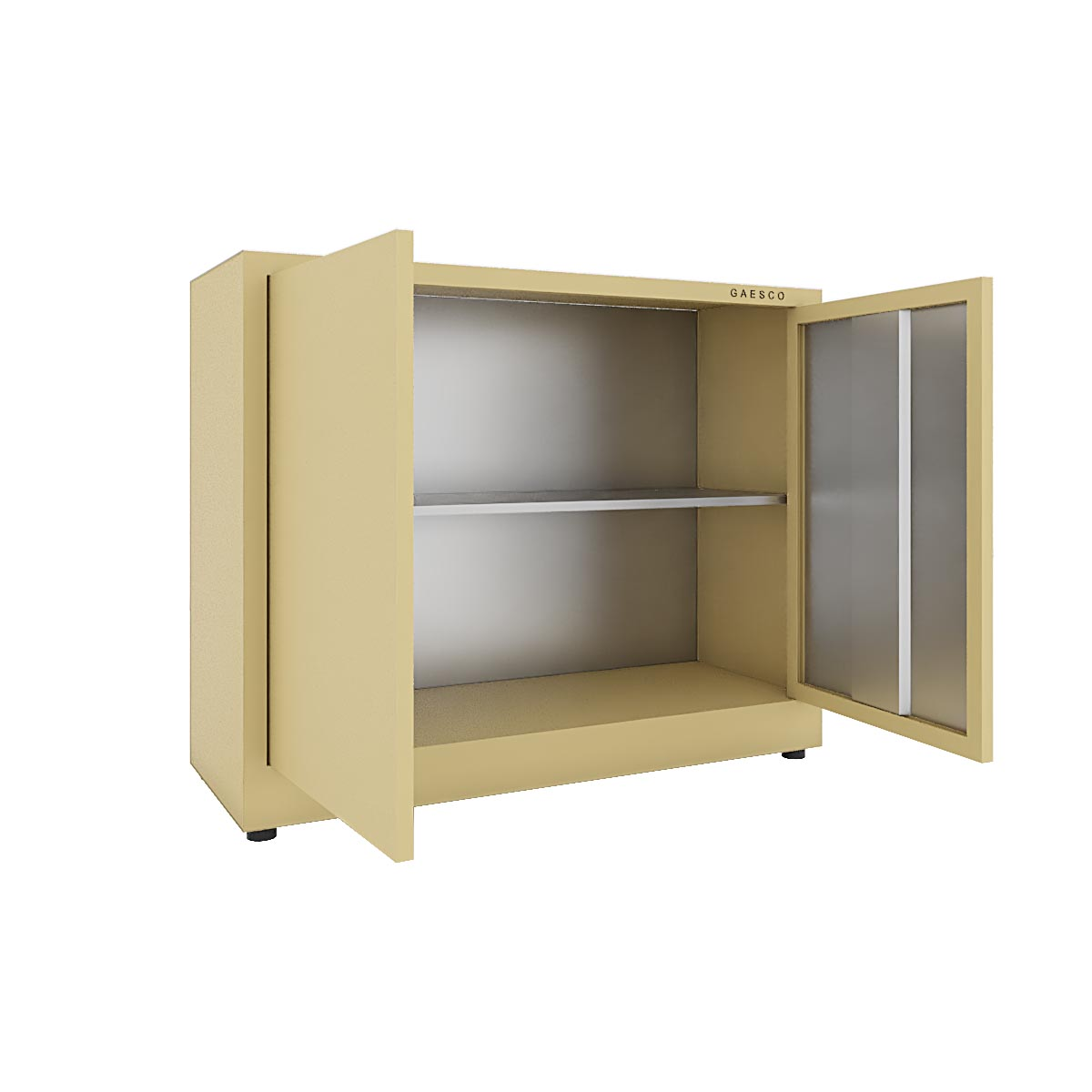 Armadio portaoggetti Zincoplastificato - 2 ante Beige - Dim. 100x40x80H cm.