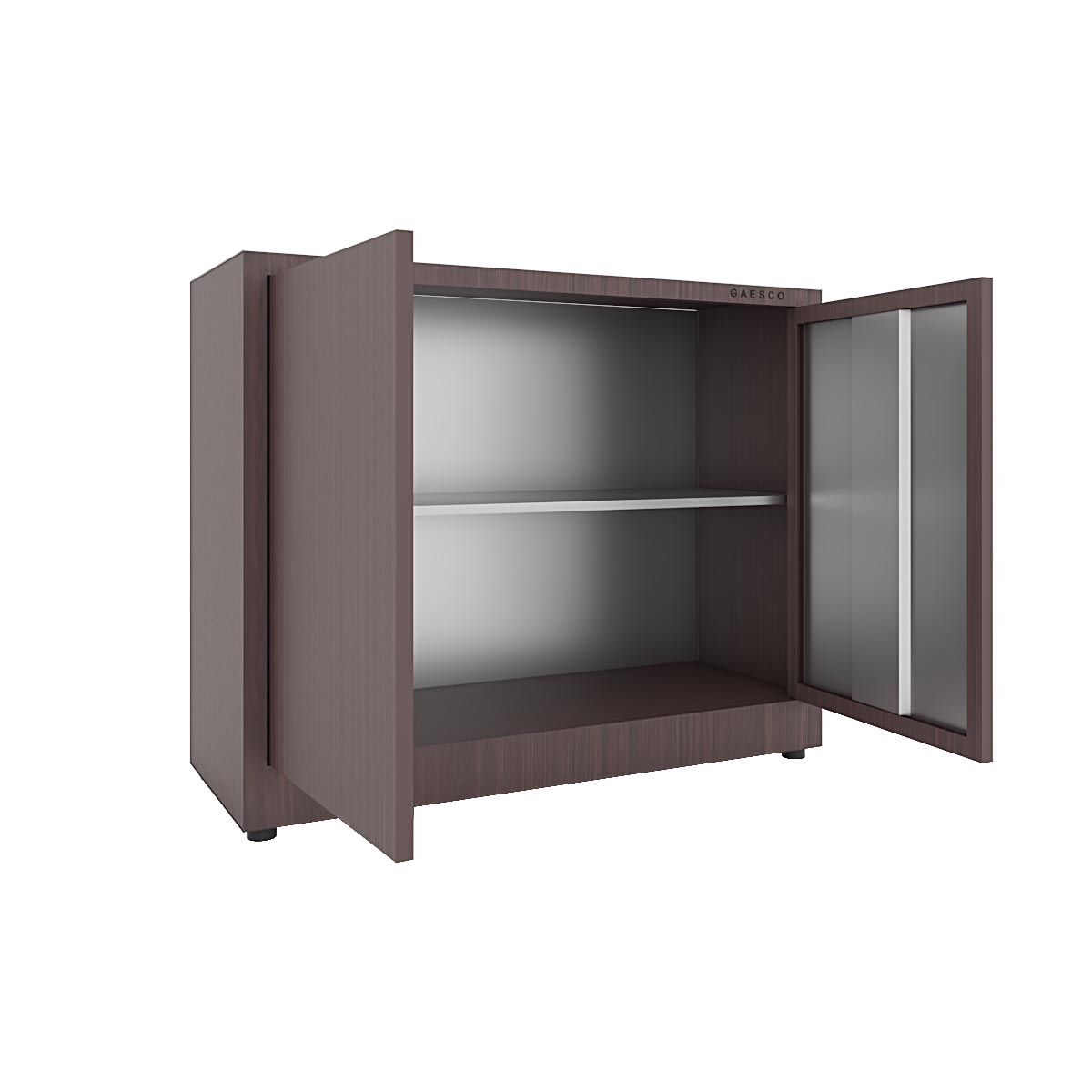 Armadio portaoggetti Zincoplastificato - 2 ante Wenge - Dim. 100x50x80H cm.