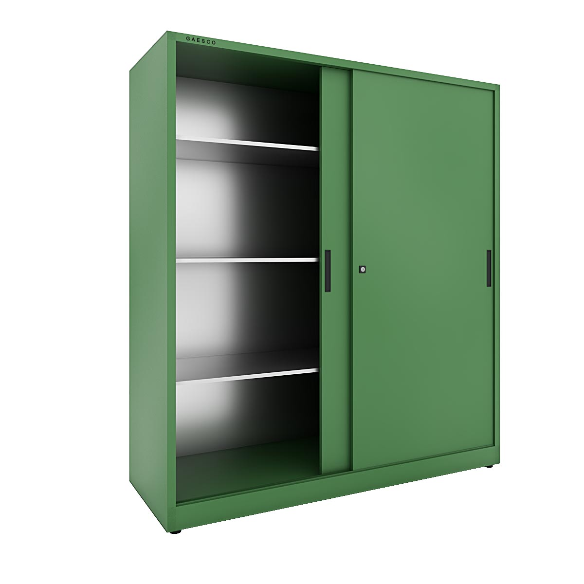 Armadio portaoggetti Zincoplastificato ante scorrevoli - Dim. 160x60x180H cm. Verde