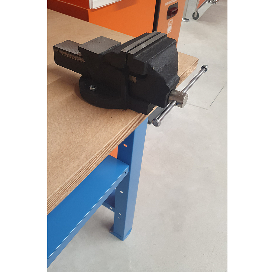Banco da lavoro piano in legno (BLU) / cm. L.100xP.75xH.90 – CST31