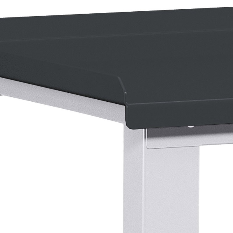 Banco lavoro piano in acciaio H fissa (GRIGIO)/ cm. L.200xP.70xH.210 WORK2042CUST3