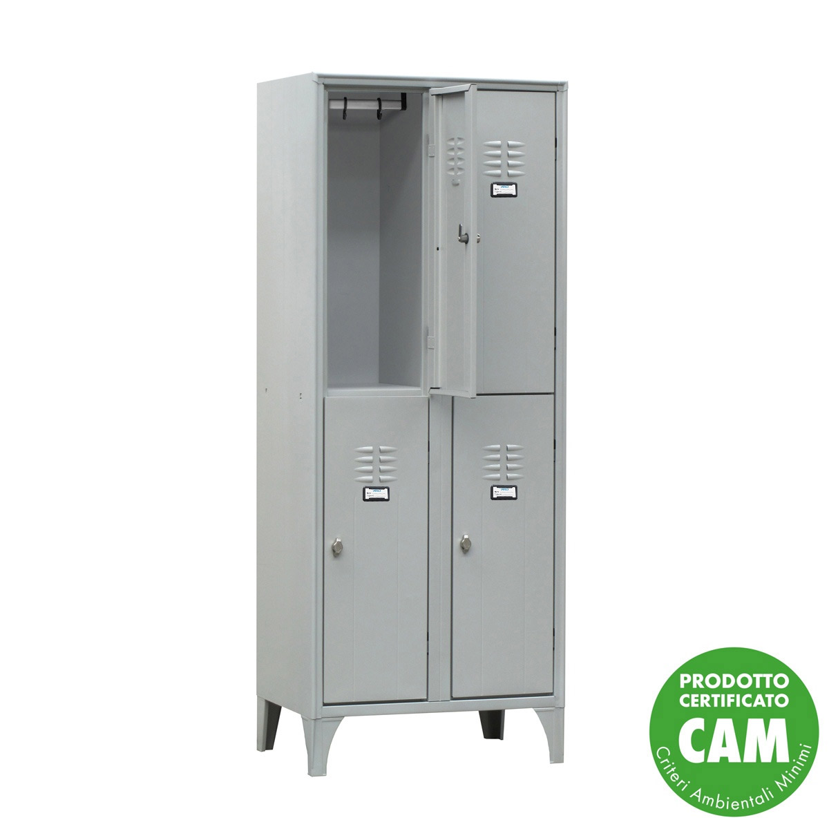 Armadietto Spogliatoi Multiplo Doppio 4 Vani / cm.60x50x180H /