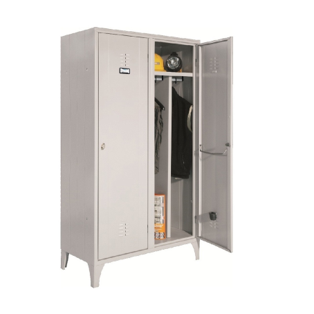 Armadietto spogliatoio sporco pulito 2 Posti / cm.100x50x180H / LARGE