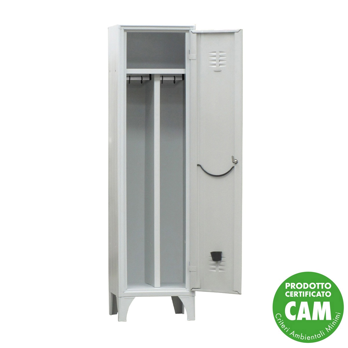 Armadietto Spogliatoio Sporco|Pulito 1 Posto cm. L.50xP.50xH.180 