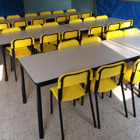 Tavoli mensa 4 posti / cm. L.160xP.80xH.70 Scuola secondaria 1 Grado BIANCO