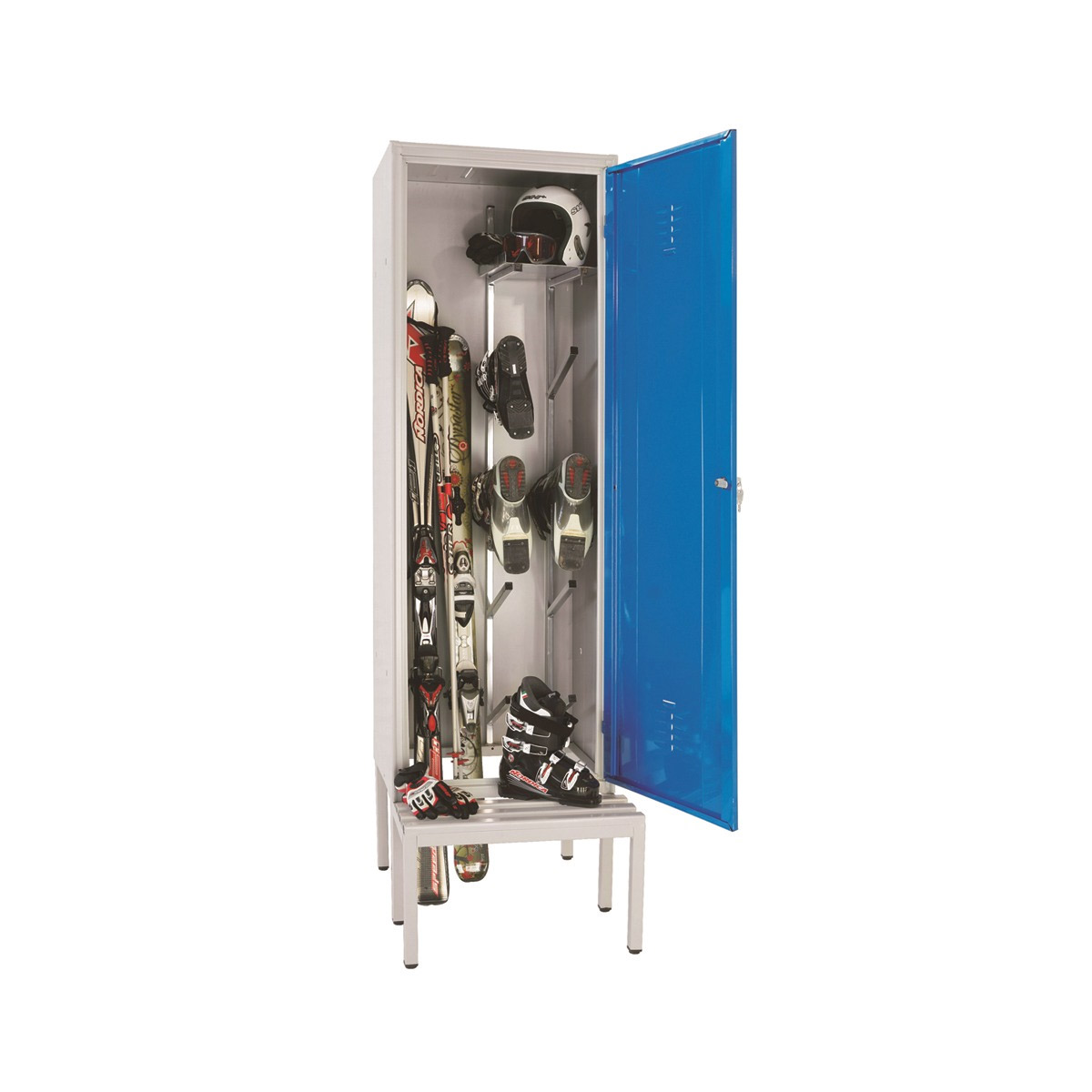 Armadio portasci 1 vano / cm.60x50+30x210H /