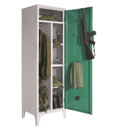 Armadietto Spogliatoio Militari Singola Porta / cm.60x50x195H /