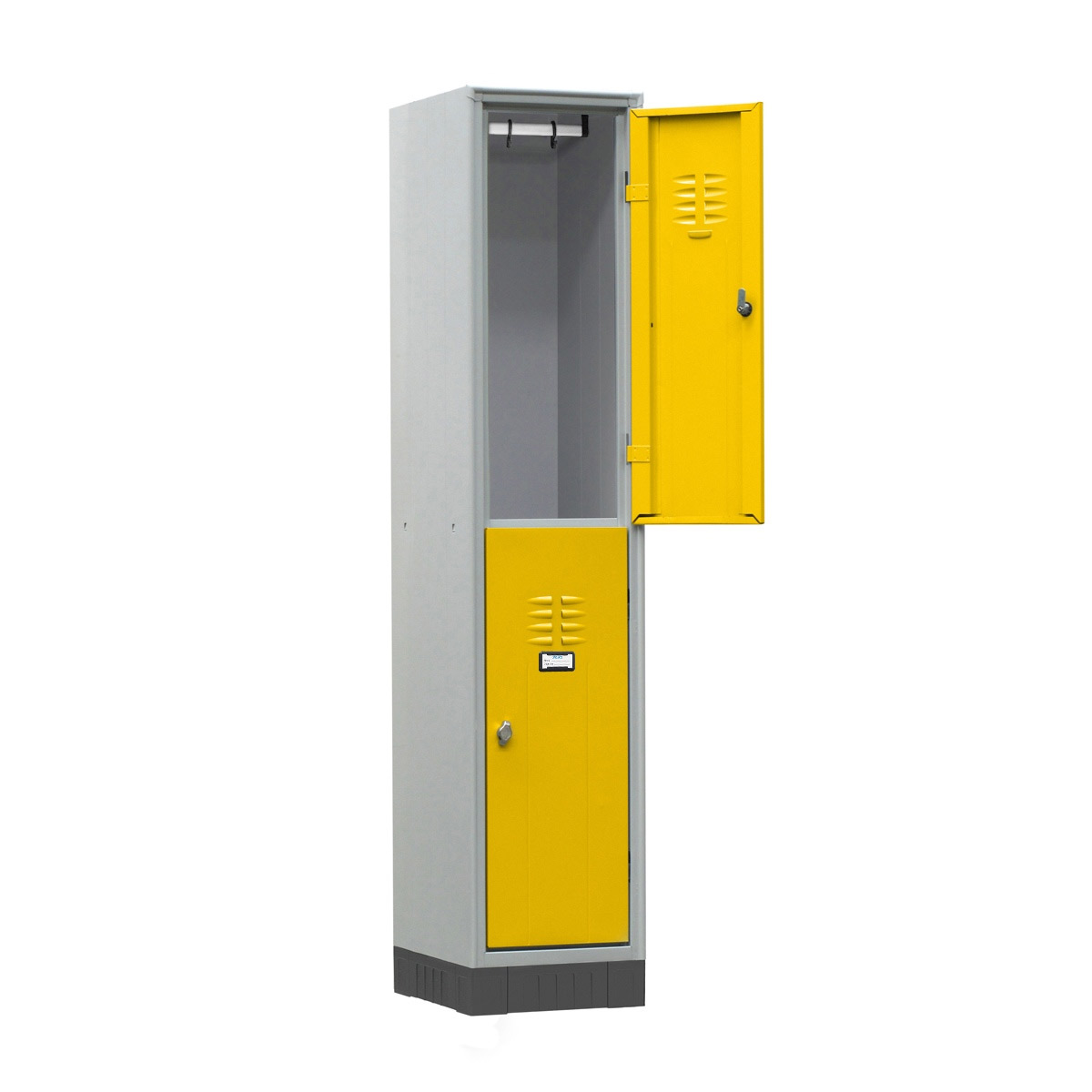 Armadio sovrapposto su zoccolo 2 vani - cm. 30X50x175H