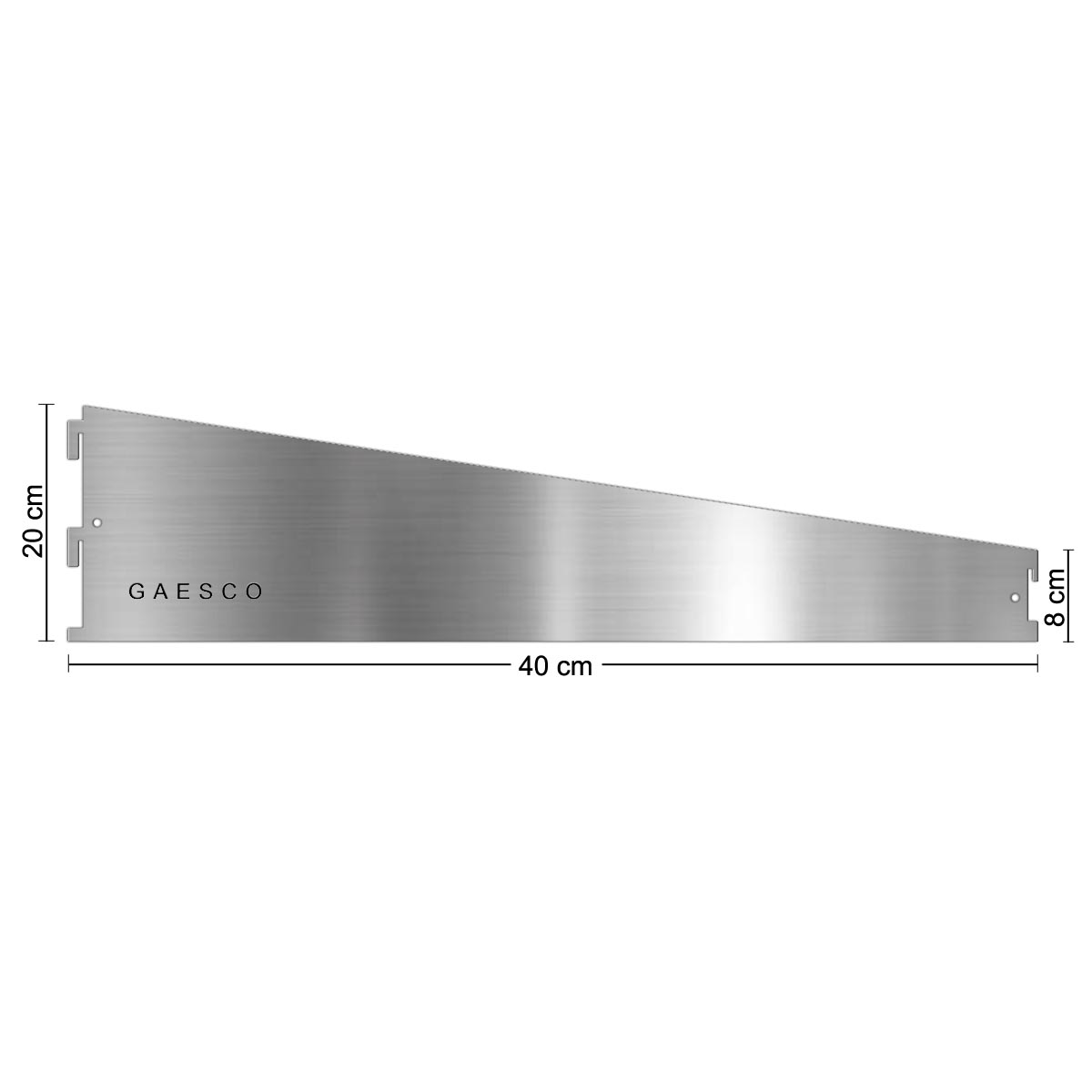 Divisorio a 3 scomparti per ripiani Simplyrex / cm. L.85xP.40