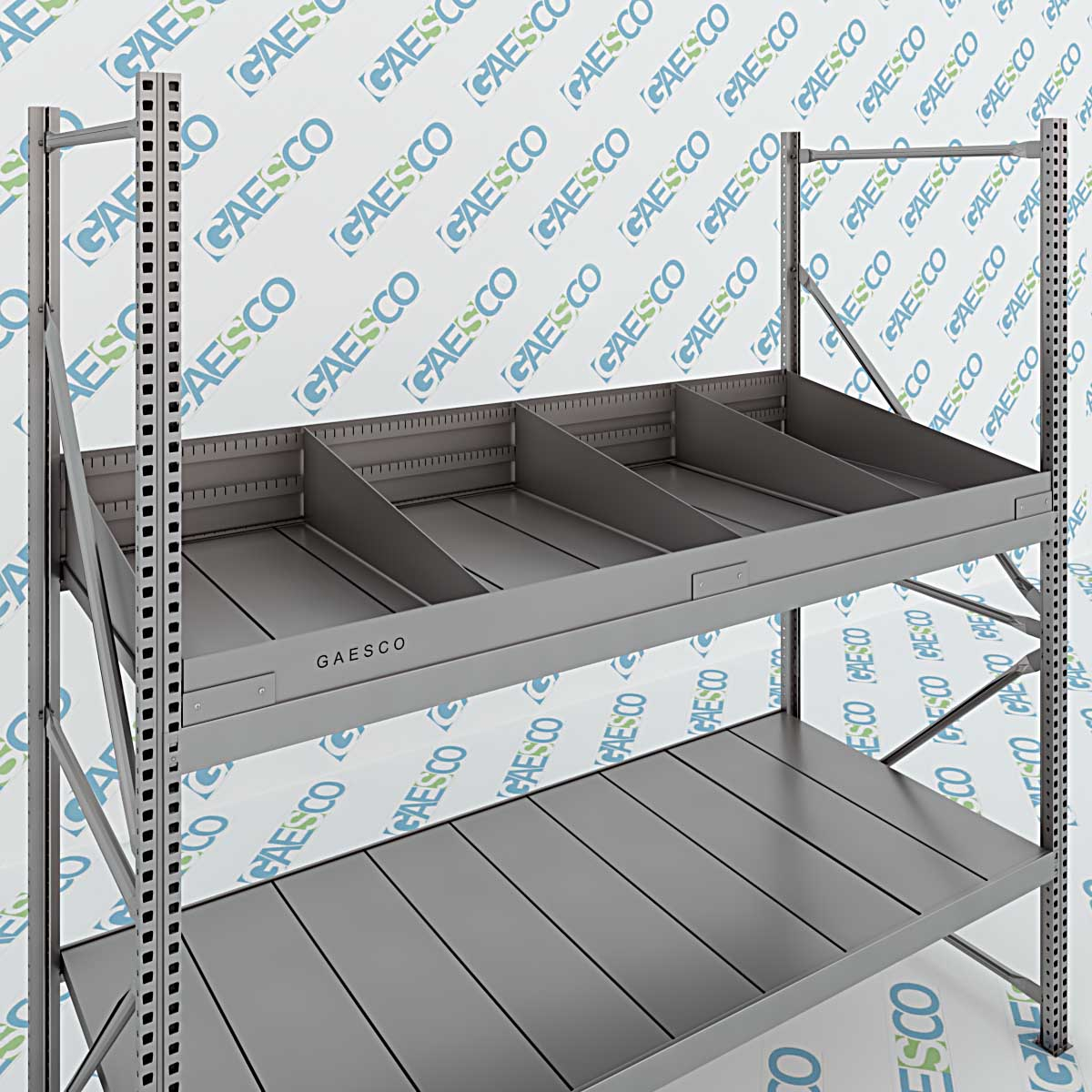 KIT Divisori 4 scomparti per ripiani scaffali Pick/MTX70/ cm. L.180xP.80