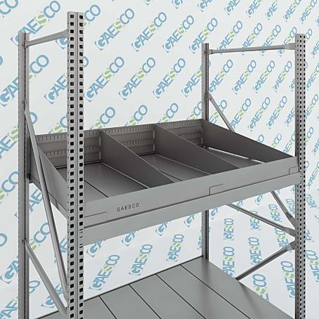 KIT Divisori 3 scomparti per ripiani scaffali Pick / cm. L.100xP.80