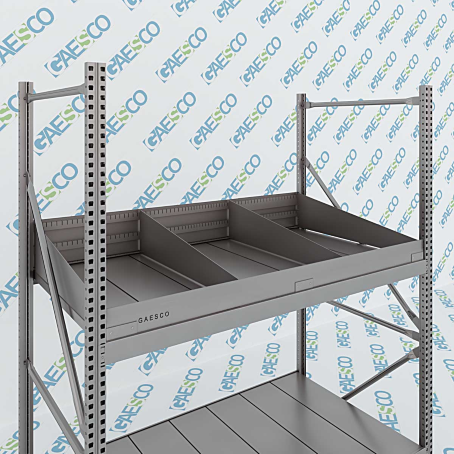 KIT Divisori 3 scomparti per ripiani scaffali Pick / cm. L.140xP.80