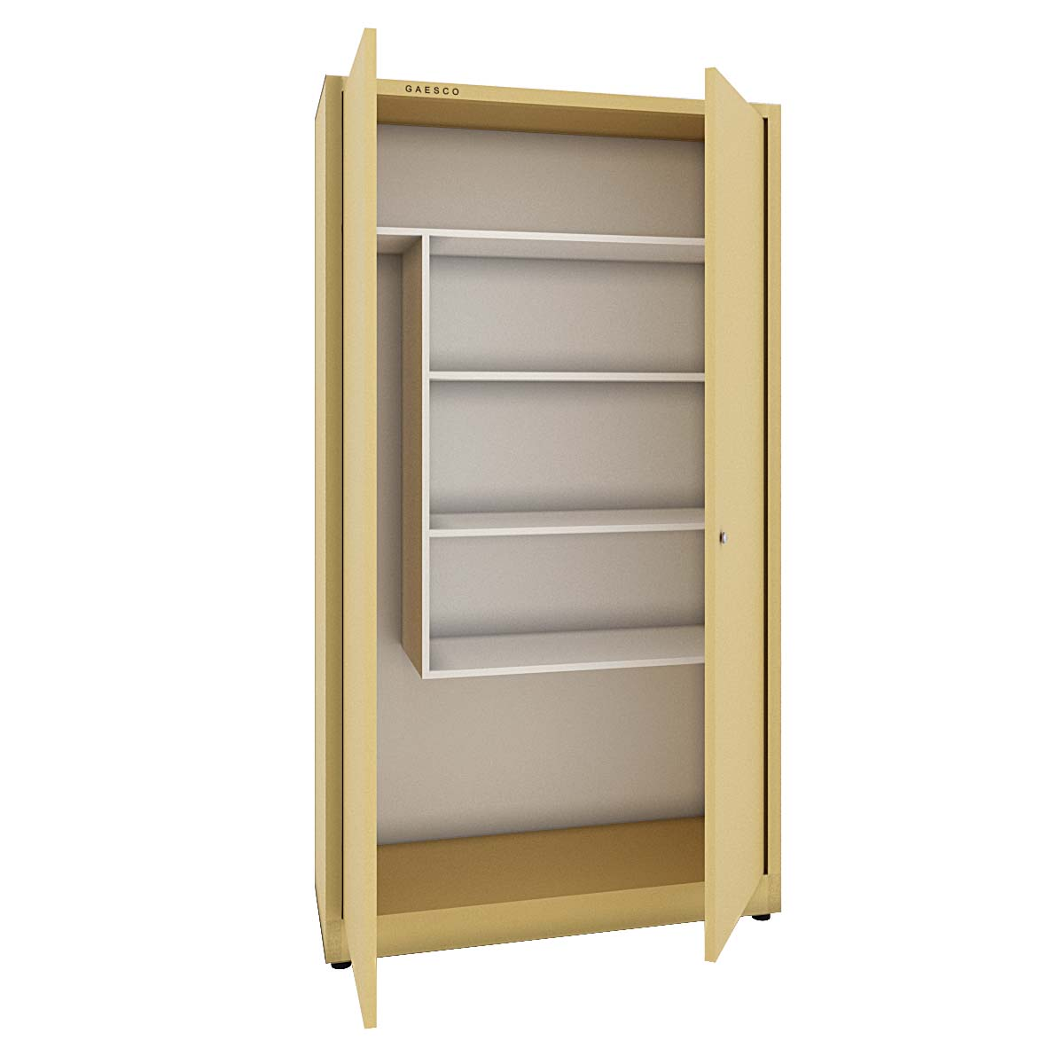 Armadio Portascope Zincoplastificato ad Ante Battenti - cm L.100xP.40xH.180 BEIGE