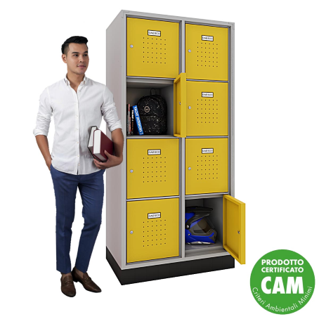 Armadio Casellario 8 Vani /cm. L.80xP.50xH.178 