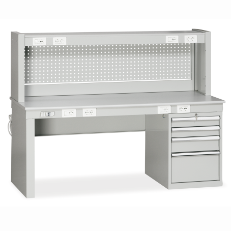 Pannello portattrezzi per banchi elettrici cm. L.150