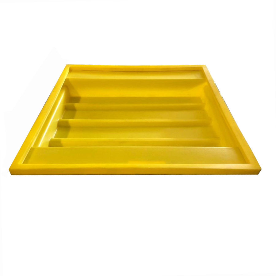 Vasca raccolta per scaffalature per pallet 800x1200 / cm. L.132xP.92xH.22 (120lt)