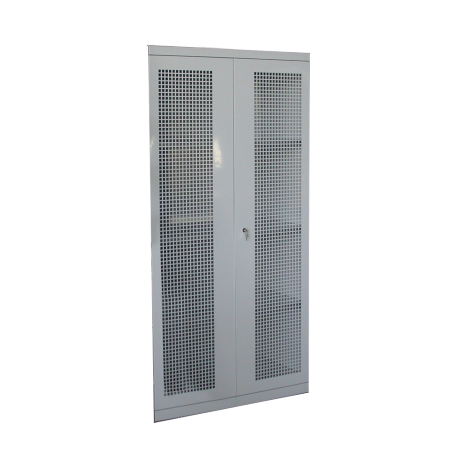 Porta doppia battente Forata per scaffali SimplyRex Maxi / cm. L.115xH.200