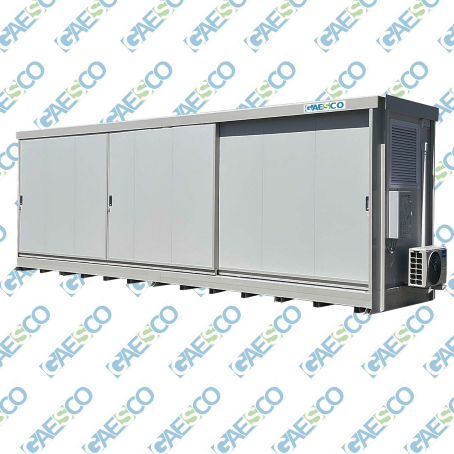 Deposito stoccaggio fusti infiammabili REI – 36/48 Fusti / cm. L.896xP.187xH.300