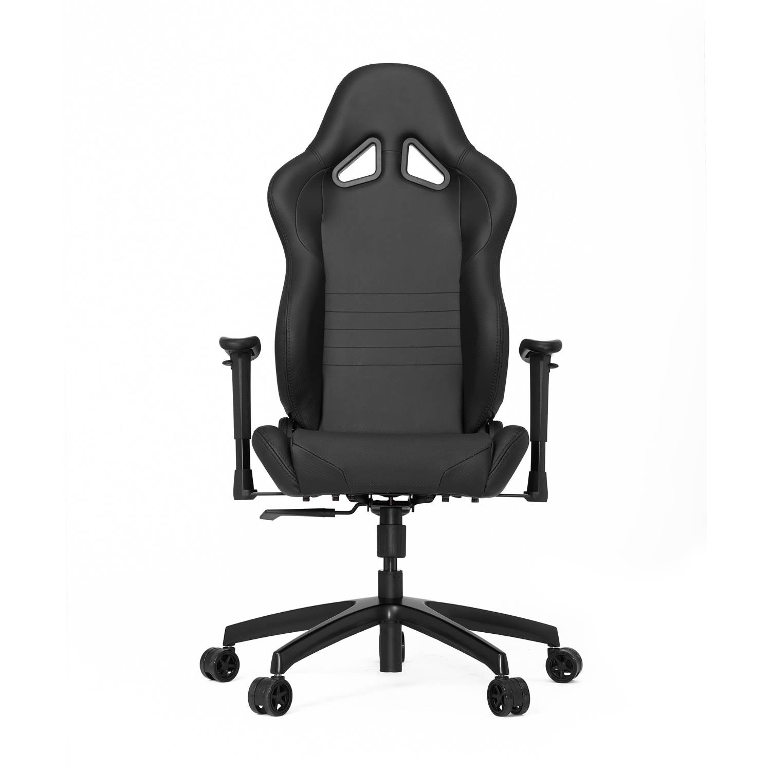 Poltrona Gaming VERTIGO: Reclinabile, Cuscino lombare, Poggiatesta H.125/135 - NERO