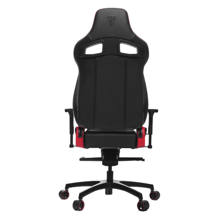 Poltrona Gaming VERTIGO: Reclinabile, Cuscino lombare, Poggiatesta H.131/137 - ROSSO