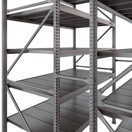 Distanziale zincato per scaffalature  MT70 / L.25 cm.