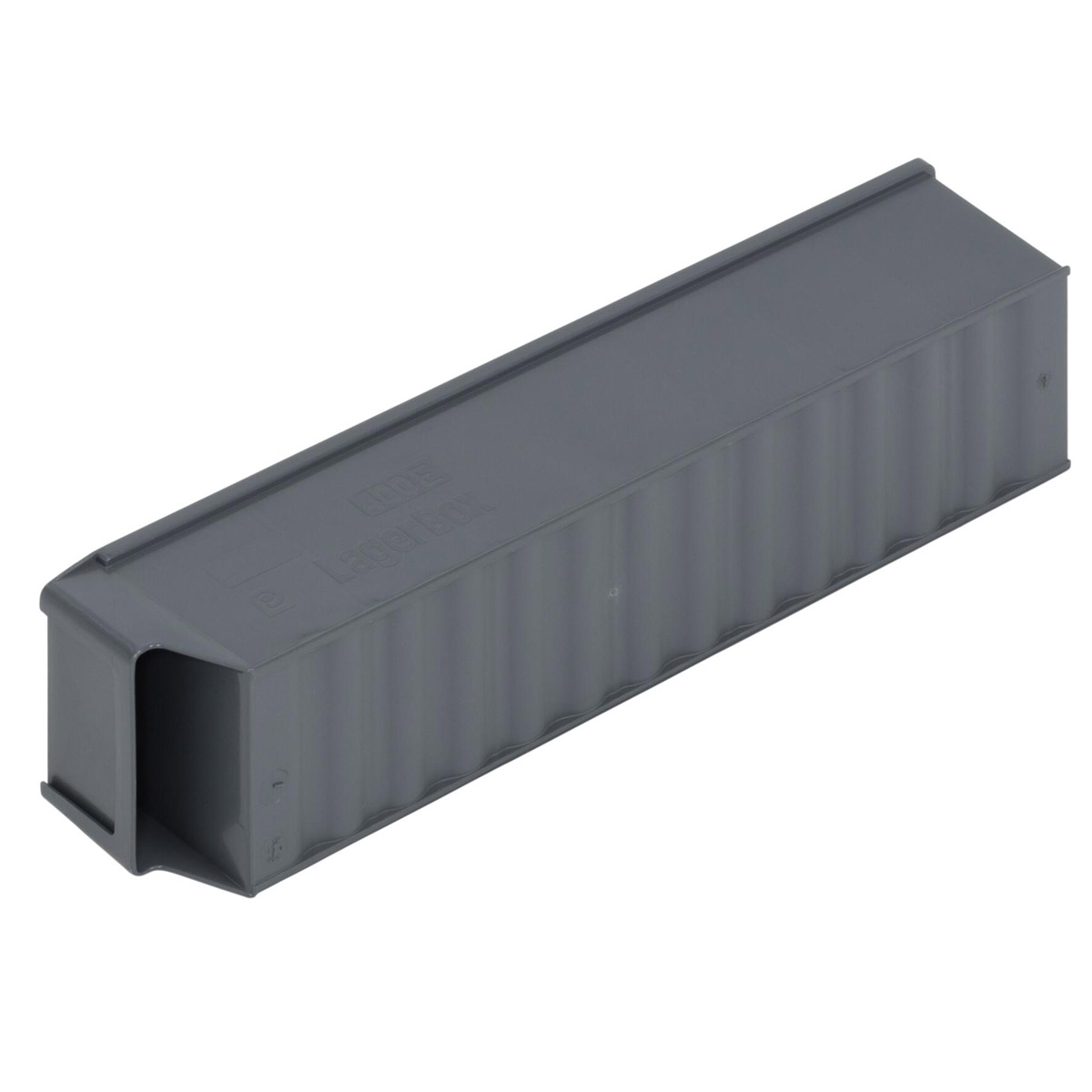 Contenitori portaminuterie per scaffali / cm. L.10xP.40xH.10 GRIGIO