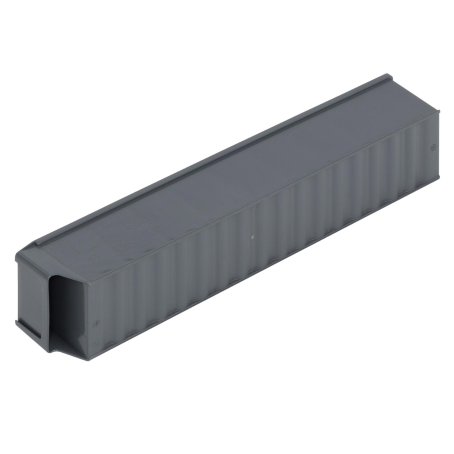 Contenitori portaminuterie per scaffali / cm. L.10xP.50xH.10 GRIGIO