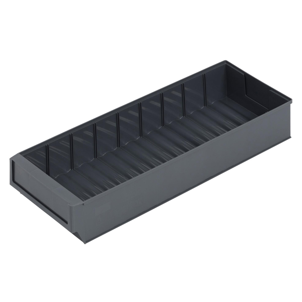 Contenitori portaminuterie per scaffali / cm. L.20xP.50xH.10 GRIGIO