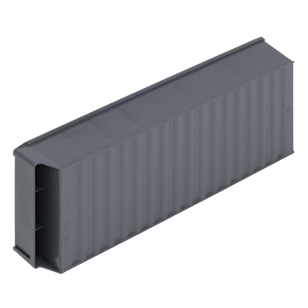 Contenitori portaminuterie per scaffali / cm. L.20xP.50xH.10 GRIGIO