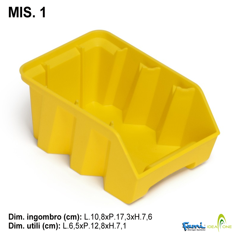 Carrello portaminuterie con 132 contenitori  cm. L.106,7xP.66,8xH.138,4 Giallo Zinco