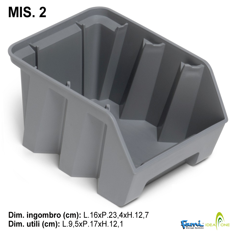 Carrello portaminuterie con 100 contenitori / cm. L.106,7xP.66,8xH.138,4 Grigio